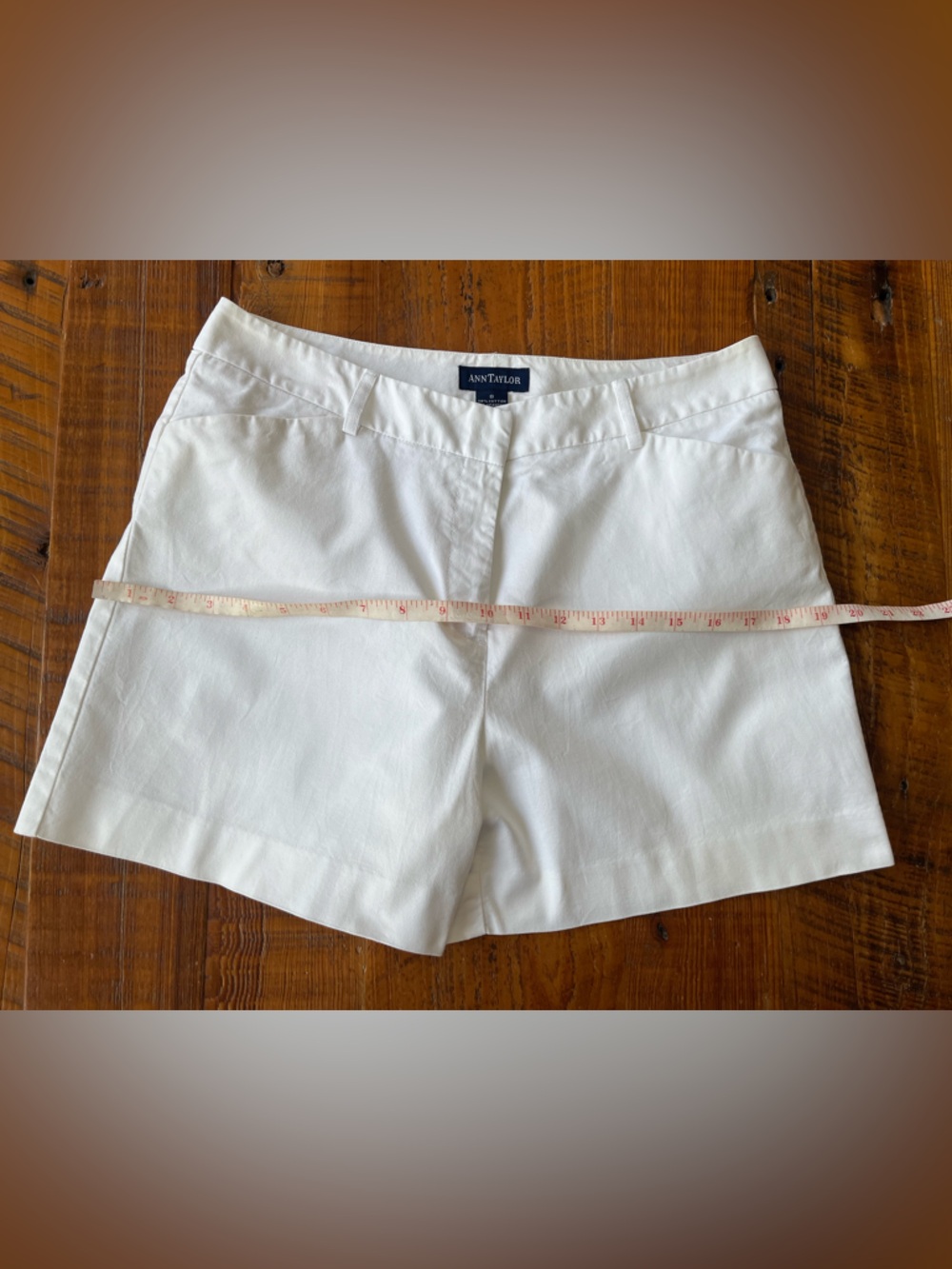 Ann Taylor White Tailored Shorts Size 8 - Picture 7 of 11